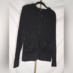 Elena Wang Black Women's Cardigan